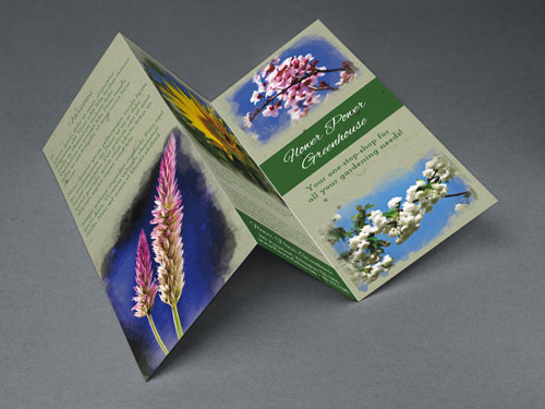 Voorbeeld van een creatieve folder 9