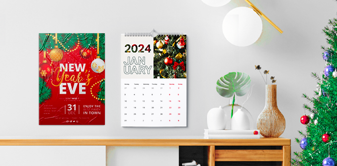 Ideeën voor printproducten voor Kerstmis