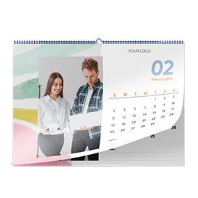 Calendriers Muraux avec Reliure à Spirale