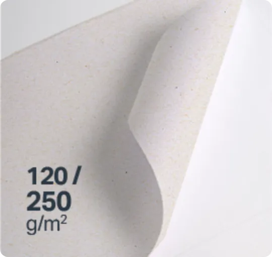 Eco 120 g/m² of 250 g/m²
