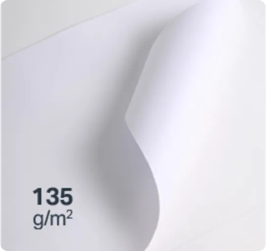 Light 135 g/m² glanzend
