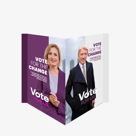 Panneaux en V électoraux