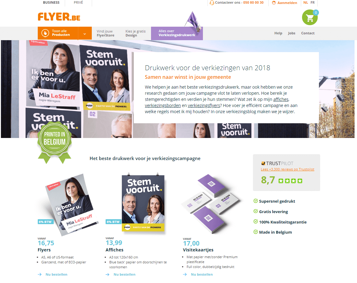 verkiezingsdrukwerk